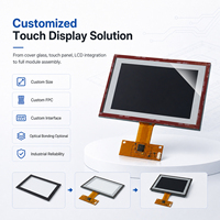 7 Zoll TFT LCD Touch-Modul EETI USB Kapazitives Glas-Frontpanel für Medizin und Industrie, Anpassbare Größe 1024x768