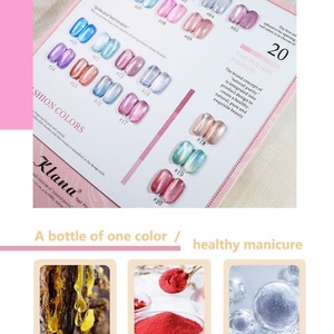 New Arrival 20 Colors Design Reflective Diamond Cat Eye Gel 5D 9D Crystal Cat Eye Gel <b>Nail</b> Polish - Product Image 6