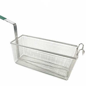 Fournisseur OEM <span class=keywords><strong>Panier</strong></span> <span class=keywords><strong>de</strong></span> friteuse en acier inoxydable grande capacité Haute qualité Personnalisé Robuste Écologique Paniers <span class=keywords><strong>de</strong></span> friture en métal - Product Image 1