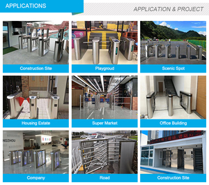 ระบบควบคุมการเข้าออกภายในและภายนอกอาคารแบบ OEM พร้อมระบบจดจำใบหน้าอัตโนมัติ บัตร IC คิวอาร์โค้ด สำหรับทางเข้าสถานี ยิม ประตู 3 แขน - Product Image 4