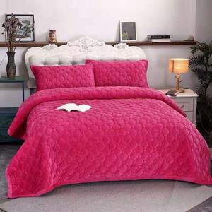 Copriletto in velluto di cristallo doppio foglio laterale spessa coperta di <span class=keywords><strong>flanella</strong></span> singola doppia coperta - Product Image 6