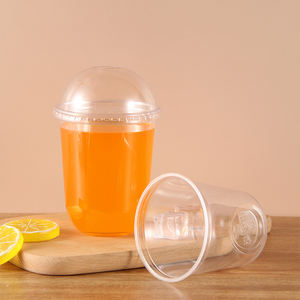 Gobelets en plastique écologiques avec logo personnalisé pour animaux de compagnie, thé au lait, thé aux fruits, baril personnalisé jetable, gobelets en plastique uniques - Product Image 3