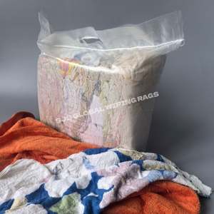 Trapos de Toalla de Algodón Puro Reciclado de Colores, Universales, para Limpieza Industrial y Uso Marino - Product Image 1