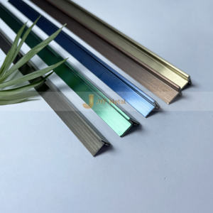 EX283 Modern Durable Stainless <b>Steel</b> T <b>Profile</b> Strip for Hotel Lobby Interior Decoration Engineering - Product Image 3