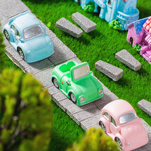 Resin Mini Car Vehicles Figurine <b>Miniatures</b> for Traffic Landscape Decorations Tiny Villa House Hut Ornaments DIY Accessories - Product Image 6