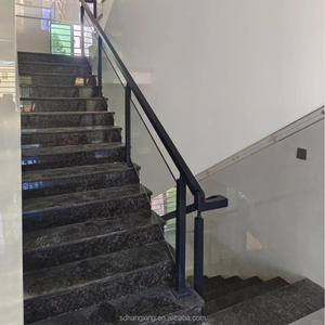 Rampe d'escalier en verre sur mesure en acier inoxydable et alliage d'aluminium, design moderne, résistante à la rouille, installation facile, pour projets de villas - Product Image 4