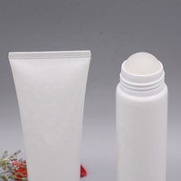 D35mm Vide Beauté PE Tube Bâton Forme Anti-Transpirant-Déodorant Tube avec Roller Ball pour Soins de La Peau