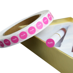Impression personnalisée petite étiquette cosmétique brillant à lèvres numéro <span class=keywords><strong>de</strong></span> <span class=keywords><strong>couleur</strong></span> autocollant - Product Image 4
