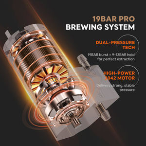 Cafetera Espresso Portátil Automática de 19 Bares, Funciona <span class=keywords><strong>con</strong></span> Batería, Calentamiento Inalámbrico, Compatible <span class=keywords><strong>con</strong></span> Cápsulas, Ideal para Viajes - Product Image 5