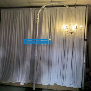 Décorations de lustre de mariage élégantes à montage sur tuyau au plafond de style simple ESI - Product Image 2