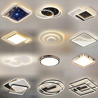 Plafonnier Minimaliste Design Moderne à LED avec Lumière Douce pour Chambre à Coucher, Chambre d'Enfant et Éclairage Sain pour la Maison