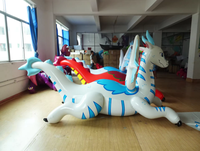 Fabrikgefertigter, Maßgeschneiderter Aufblasbarer Cartoon-Flugdrache aus PVC für Outdoor-Partys, Wasserpiele und Mehrzweck-Tier-Spielzeug