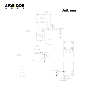 Pompe à air, pompe à diaphragme à haute pression négative, débit stable, compatible avec le débitmètre filtrant AP12400L, pompe à air à diaphragme AP1240 - Product Image 2