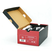 Cajas de Cartón Corrugado Negro para Envíos, Personalizadas, Reciclables, para Zapatos, Ropa, Embalaje de Papel, Cajas de Correo Personalizadas