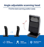 Lecteur de codes-barres de bureau SYBLE XB-S8206G avec puce de décodage pour scanner les codes de paiement WeChat Alipay 2D