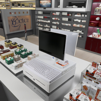 Sistema POS Todo en Uno PS-3012D, Intel J1900, Impresora Térmica Integrada, Caja Registradora para Minoristas, Compatible con Windows 10/11/Linux