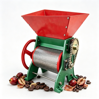 Petite machine manuelle à éplucher les fruits de café frais, décortiqueuse de grains de café pour usage domestique et commercial quotidien