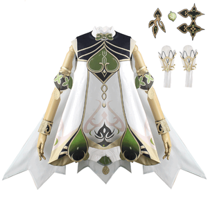 ชุดคอสเพลย์ <span class=keywords><strong>Nahida</strong></span> สีเขียวสไตล์ใหม่ น่ารัก สำหรับผู้หญิง ทำจากโพลีเอสเตอร์คุณภาพสูง เหมาะสำหรับงานฮาโลวีน - Product Image 2