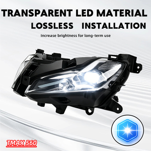 Conjunto de Faro LED para Yamaha <span class=keywords><strong>TMAX</strong></span> 560 - Faro de Motocicleta de Plástico con 4 Lentes para Reequipamiento/Actualización - Product Image 5