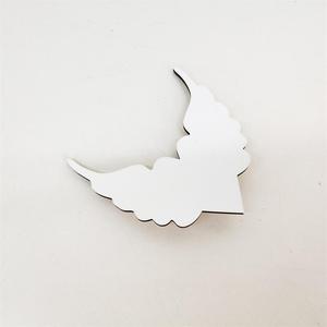 Biểu tượng tùy chỉnh 3-inch MDF huy hiệu bằng gỗ name tag với <span class=keywords><strong>pin</strong></span> Wing thăng hoa Kỹ Thuật Kinh Doanh khuyến mại Quà Tặng trống nút - Product Image 5