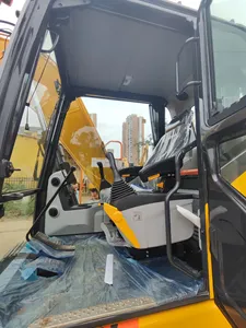 Excavadora de cadenas Liugong 913F amarilla, equipo de construcción de alta resistencia - Product Image 2