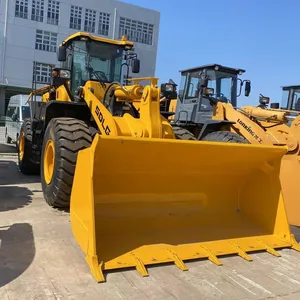 SDLG lg956 Cina 5 ton front end loader hidrolik power 4 roda digunakan sdlg wheel loader lg956l untuk harga hutan mulcher