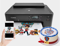 Neuer Digitaler Kuchendrucker TS708/Bild/Reispapier Fünffarbige Tintenpatrone Halbautomatischer USB/Wi-Fi Lollipop Lebensmitteldrucker