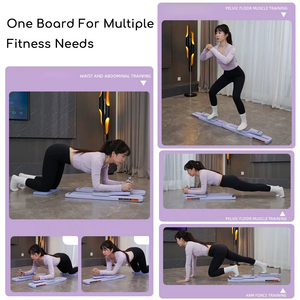 Venta caliente Split Pilates Board plegable multifuncional rebotable ejercicio Yoga Board para gimnasio en casa - Product Image 4