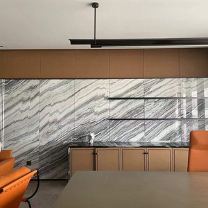 Marmo Italiano Blu con Venature Effetto Legno e Finitura Anticata per Pareti Interne, <span class=keywords><strong>Pietra</strong></span> Resistente all'Acqua - Product Image 1