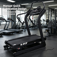 Caminadora Motorizada K-FIT con Inclinación del 50% para Subir Pendientes GS-851A-A SC, Pantalla LED Comercial, Entrenador de Cardio para Gimnasio