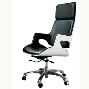 Chaise de bureau en cuir moderne et confortable 36028-336H/336M - Product Image 2