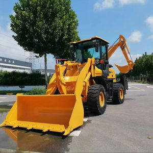 55kw GZ15-26 Bagger lader Diesel 4x4 Radlader mit Yunnei Motor Hoch effiziente Motor pumpe & Getriebe - Product Image 1