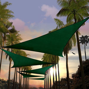 ผ้าใบบังแดดสำหรับบังแดด,ผ้าใบแคนวาสขนาด20X16ใช้ในสวนร่มเงาผ้าใบสามเหลี่ยมบังแดด - Product Image 4