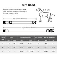Colliers pour chiens et chats en sangle de nylon personnalisés avec logo d'usine, durables, respirants, confortables et réglables pour l'extérieur