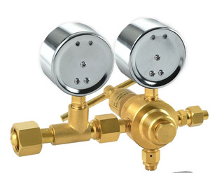Regulador de presión de nitrógeno de latón industrial Válvula de presión de nitrógeno ajustable Regulador de nitrógeno - Product Image 2