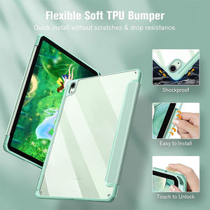 2023ขายดี shopee lazada เคสแท็บเล็ตหนัง PU กันกระแทกและฝาครอบสำหรับ <span class=keywords><strong>iPad</strong></span> 10.2รุ่น9th - Product Image 5
