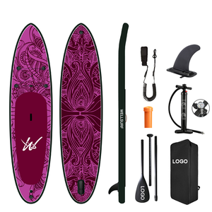 กระดานยืนพายแบบเป่าลมขนาด 11.6 ฟุต 350 ซม. รุ่น Customized Surfing พร้อมอุปกรณ์คุณภาพสูง สีเขียวลึกลับ สำหรับตกปลา - Product Image 5