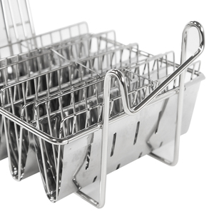 Dễ dàng để sử dụng thương mại công cụ nấu ăn dây lưới 8 khuôn TACO vỏ TACO Nồi chiên giỏ - Product Image 5