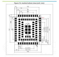 Module de base multisystème Chinamobile ML307N LTE Cat.1 4G LTE pour routage industriel, paiements financiers, sécurité et communication