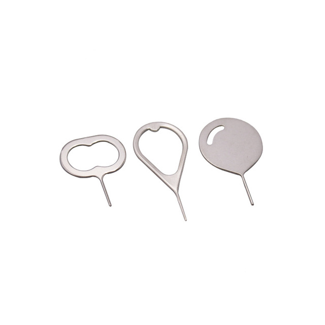 SIM Card Eject Tool Silver Needle Pin for All Phones Retrieve SIM Card Tray Push Eject Pin Tool