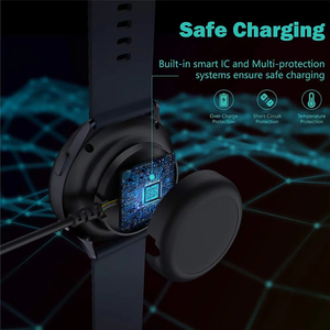 Base de Carga Inalámbrica Portátil para Reloj, Estación de Carga para Samsung Watch <span class=keywords><strong>Galaxy</strong></span> <span class=keywords><strong>5</strong></span> Pro <span class=keywords><strong>5</strong></span>/4/3 <span class=keywords><strong>Active</strong></span> 2/1 Gear Sport/S3 - Product Image 5