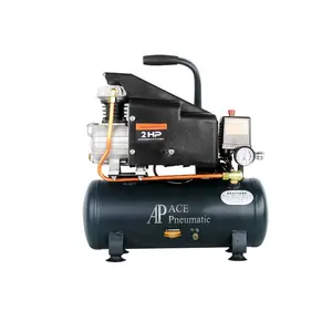 Compressore d'aria portatile a pistone collegato direttamente in fabbrica Mini compressore d'aria industriale silenzioso 18l-50l 5hp a basso rumore