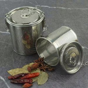 Passoire à épices en métal avec crochet pour cuisine domestique, idéale pour les herbes, le thé en vrac et le café - Product Image 1
