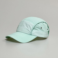 Casquettes de course personnalisées brodées, casquettes de tennis, casquettes de baseball, casquettes de golf, casquettes de sport imperméables, séchage rapide, casquettes en nylon souple pour hommes