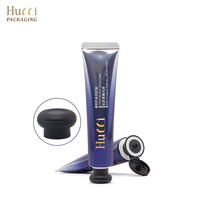 Tube cosmétique de luxe bleu personnalisé D22 15ml-30ml ABL, emballage en tube souple pour lotion corporelle, crème BB, correcteur, avec bouchon à clapet