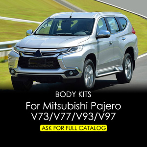 MUSUHA สำหรับ MITSUBISHI PAJERO V73/77/V93/97แบนด้านหน้ากันชน2008 2009 2010 2011 2012 2013 <span class=keywords><strong>2014</strong></span> 2015 2016 2017อัพเกรด - Product Image 2