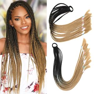 Vente en gros usine – Tresses synthétiques à trois brins en fibre haute température pour femmes, dreadlocks africaines multicolores - Product Image 1