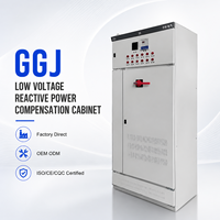 Armoire de condensateurs basse tension personnalisée GGJ, vente directe usine pour la correction du facteur de puissance des cimenteries et des mines