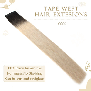 KSWIGS Nouveauté Printemps Extensions de Cheveux Humains Vierges à 100% en Tissage Invisible Effet Soie avec Bande Adhésive, Tissage PU Effet Peau Sans Déchirure, Sans Perte de Cheveux, Vente en Gros - Product Image 3