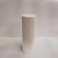 UnionStone Promotion Pierre Naturelle Socle Rond en Pierre Calcaire Beige et Marbre